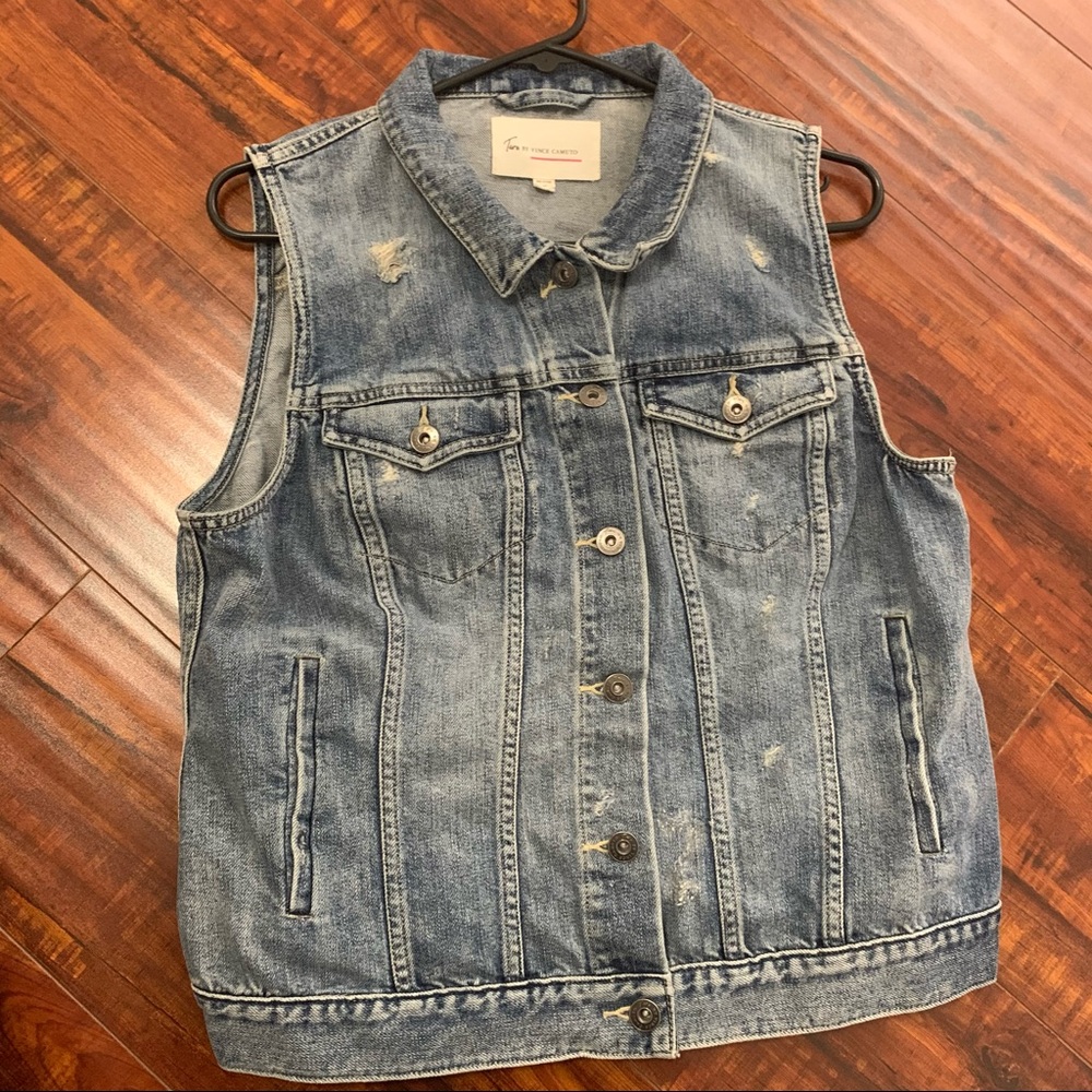 Two by Vince Camuto denim jean vest